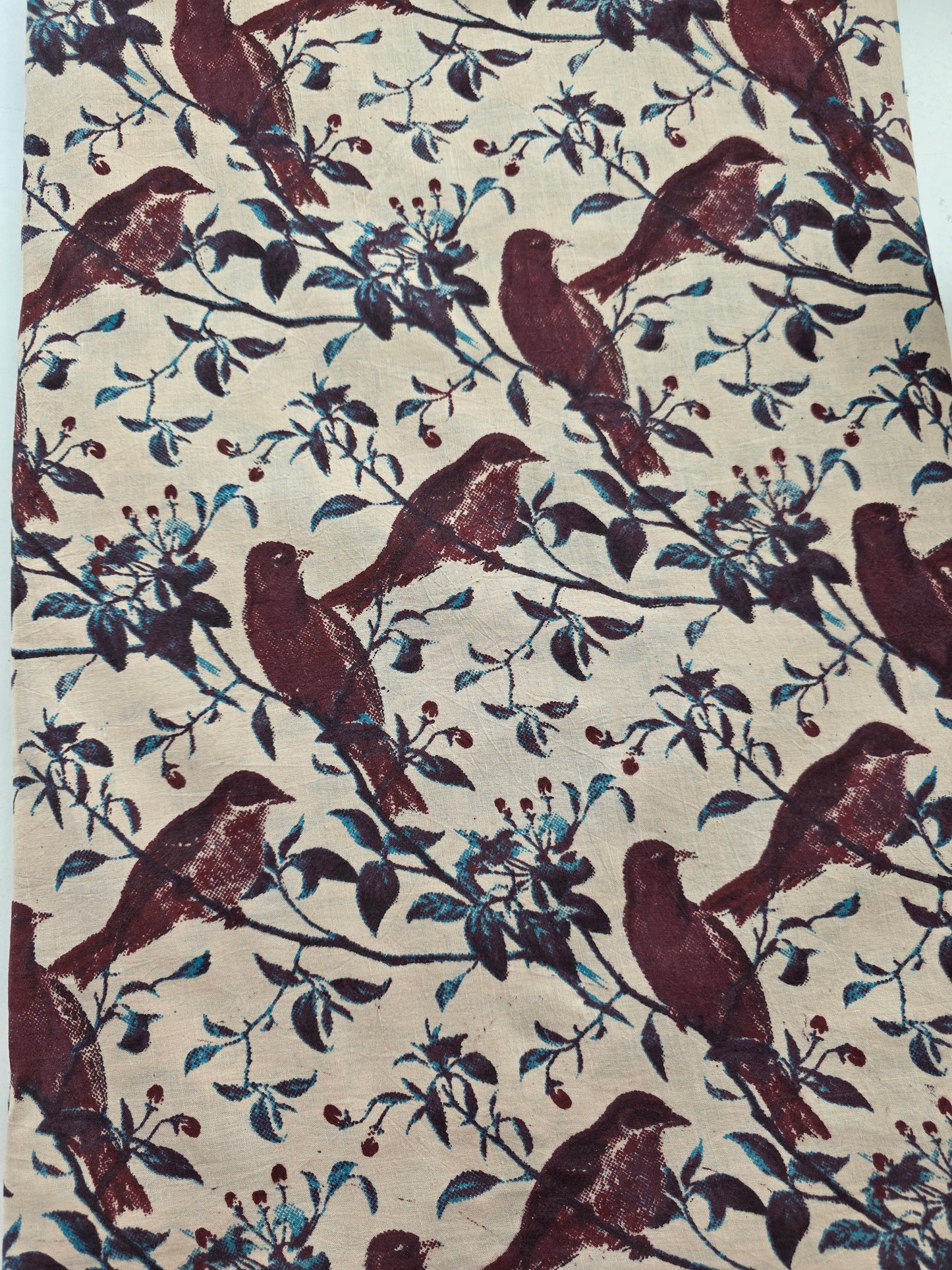 Pure kalamkari cotton running material - KM20