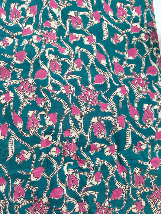 Pure kalamkari cotton running material - KM23