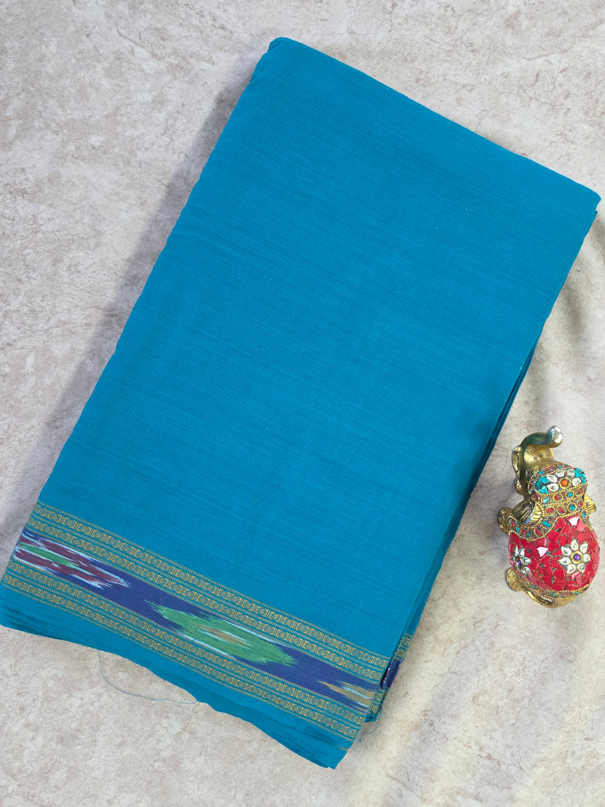 Pochampally prewashed south cotton fabric-HRM475