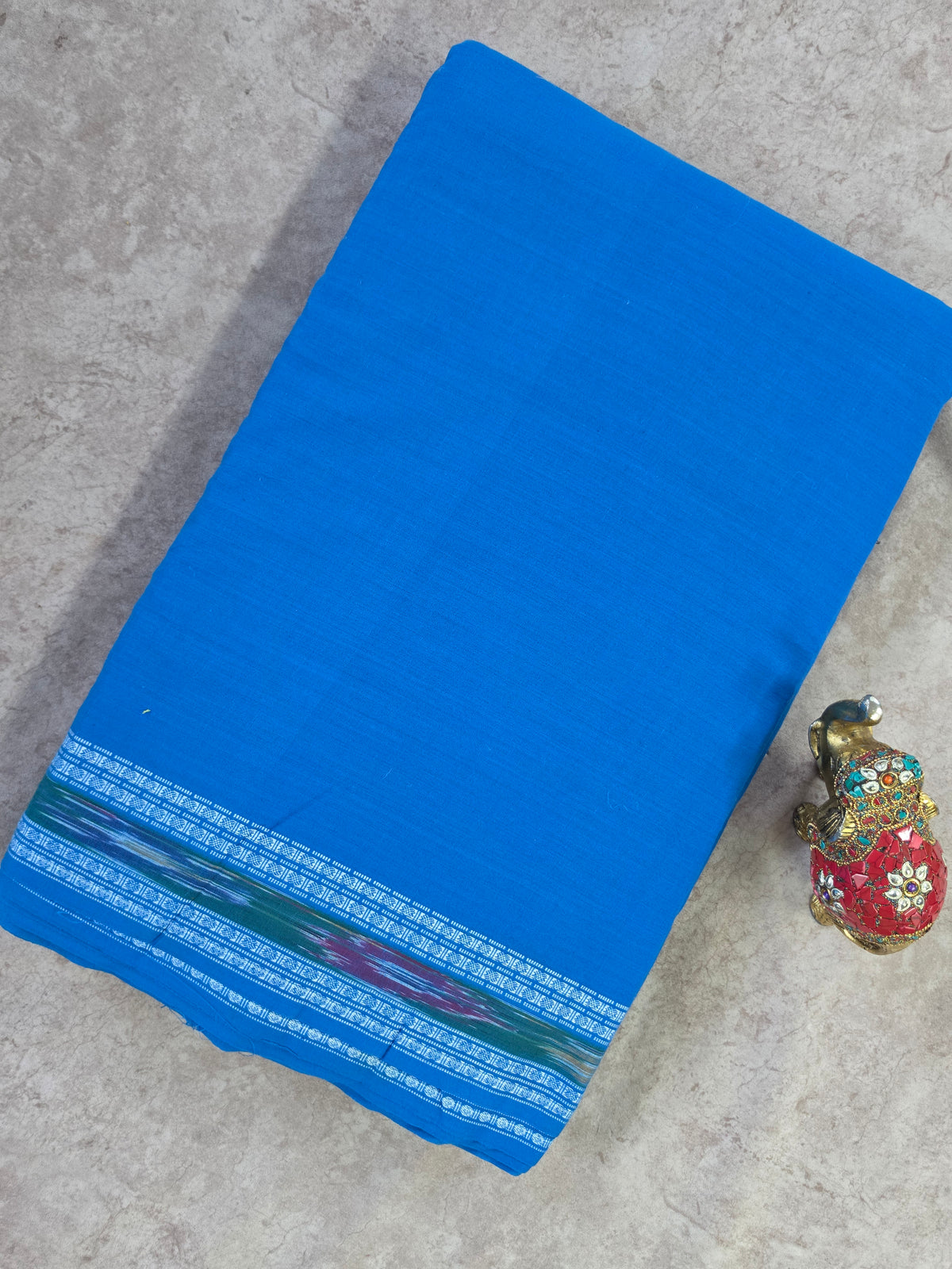 Pochampally prewashed south cotton fabric-HRM468