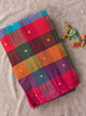 Madras kattam prewashed with butta weave fabric (4 inches*4 inches) -MD177