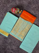 Madurai Sungudi Gopuram border salwar set-MS163