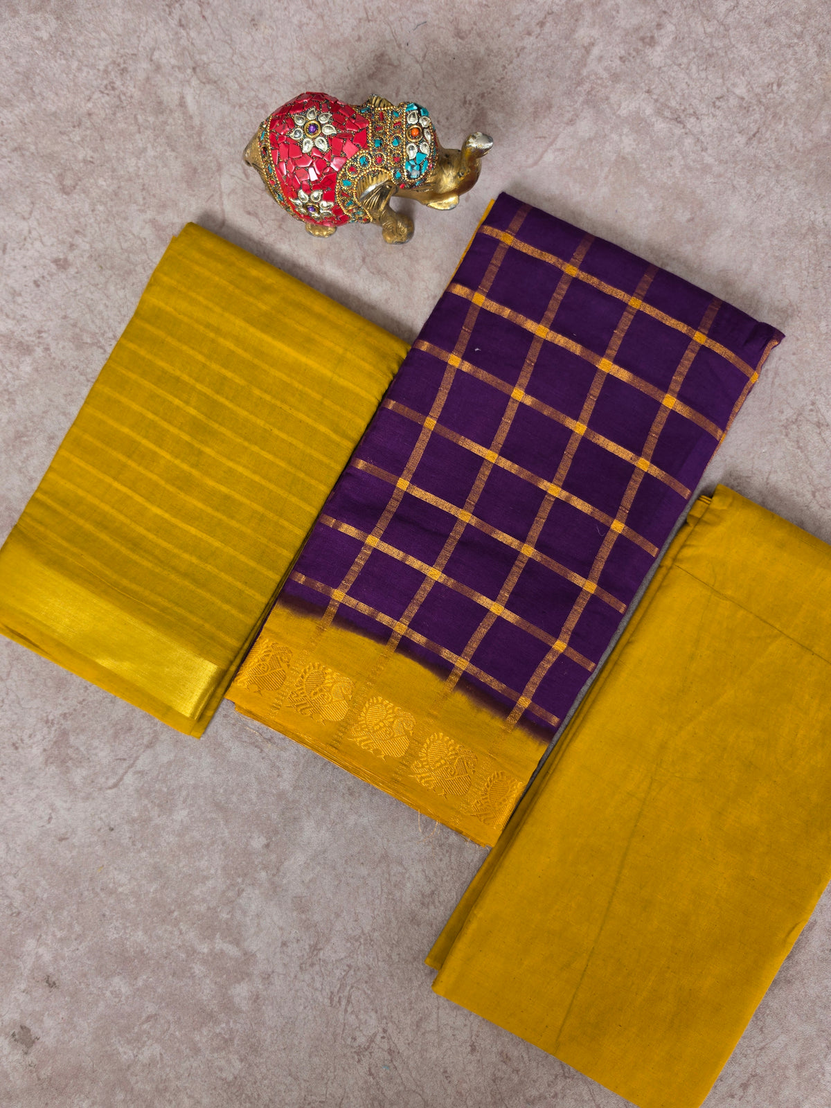 Madurai Sungudi Pavithram checks salwar set-MS181