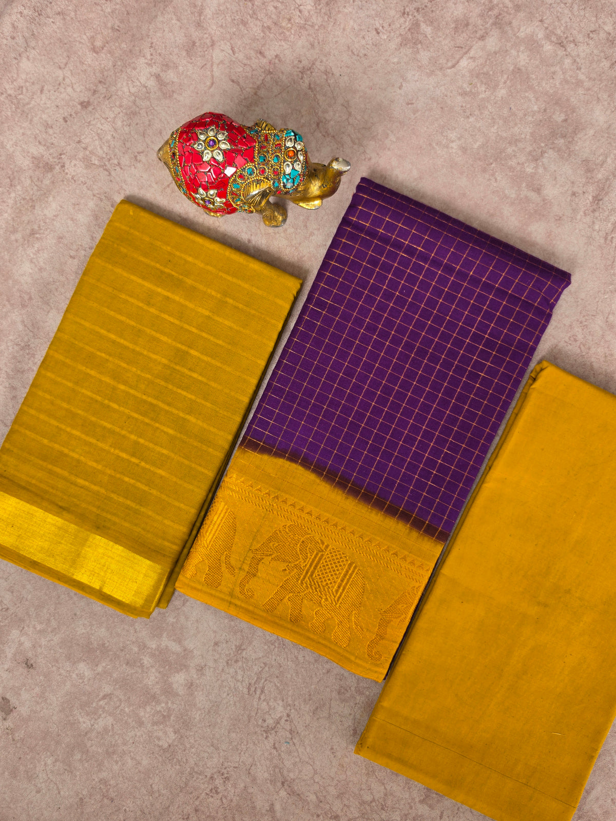Madurai sungudi zari kattam salwar set-MS158