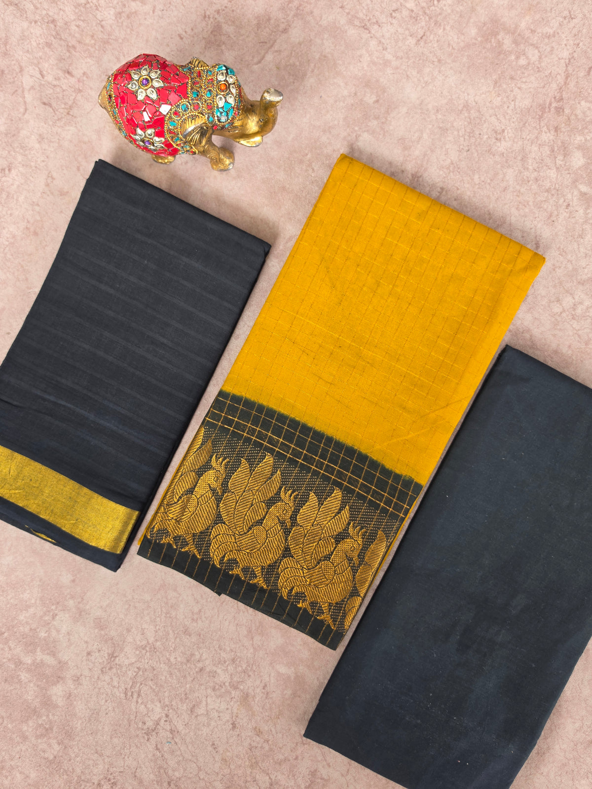 Madurai sungudi zari kattam salwar set-MS177