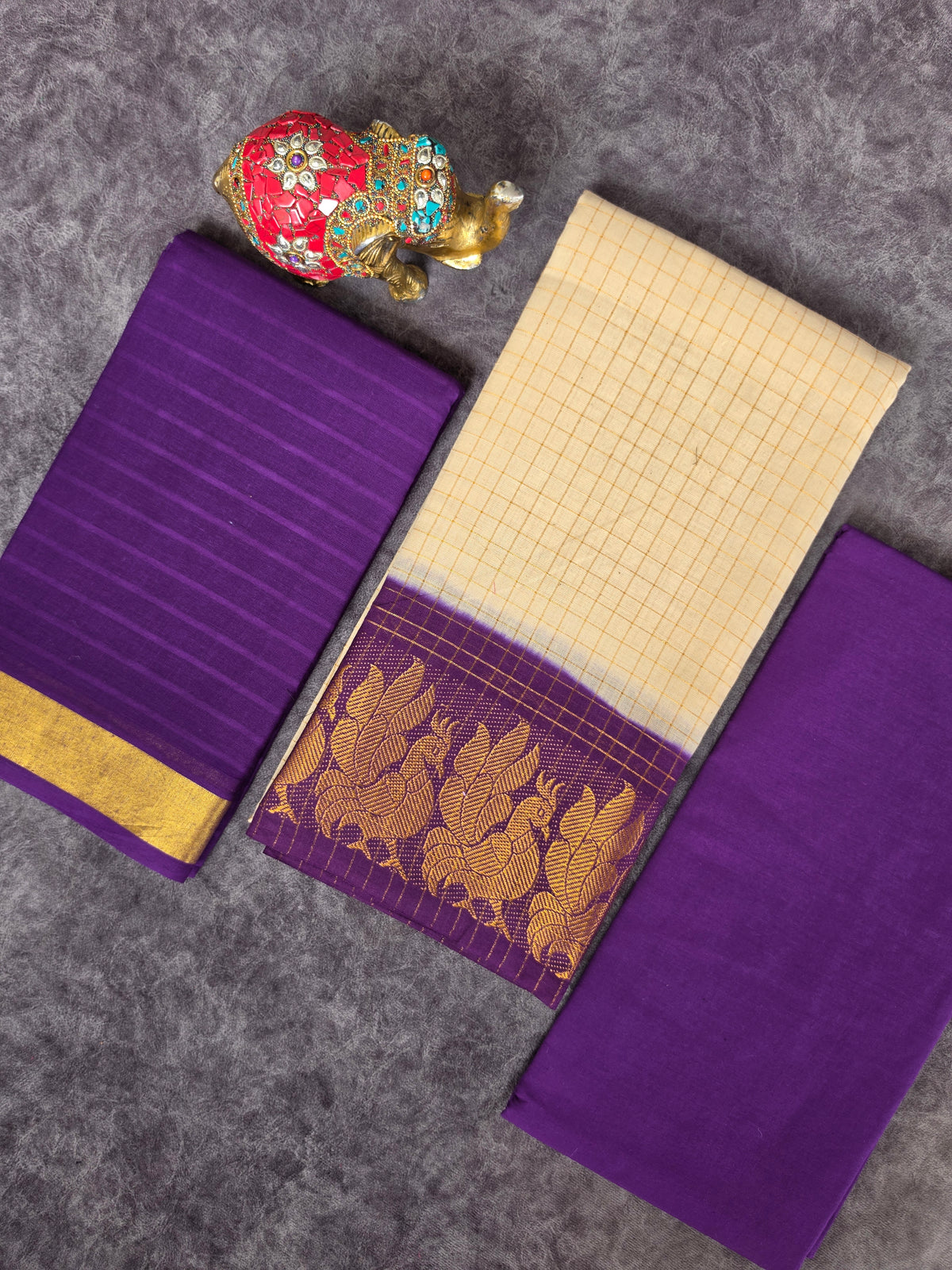 Madurai sungudi zari kattam salwar set-MS152