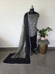 Handcrafted mirror bandhani cotton set -BN228