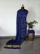 Handcrafted bandhani modal silk set with lagdi patta -BN205