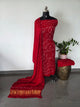 Handcrafted bandhani modal silk set with lagdi patta -BN204