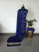 Handcrafted bandhani modal silk set with lagdi patta -BN202