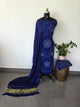 Handcrafted bandhani modal silk set with lagdi patta -BN196