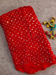 Handcrafted bandhani modal silk running material-BN181