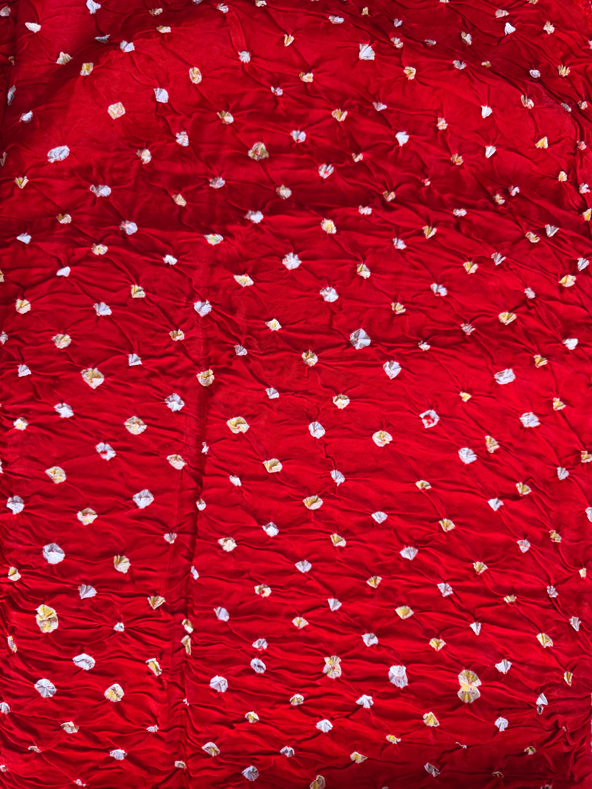 Handcrafted bandhani modal silk running material-BN181