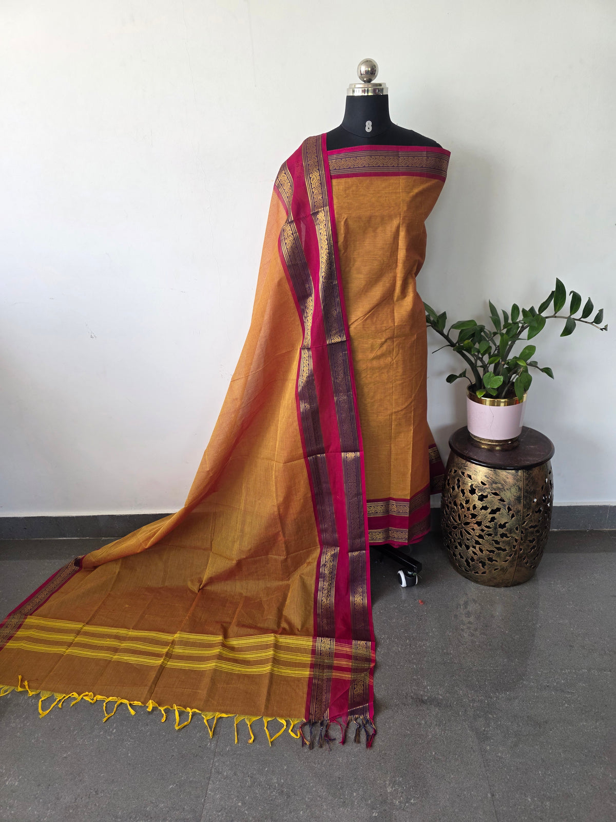 Premium chettinadu cotton salwar set -CK264