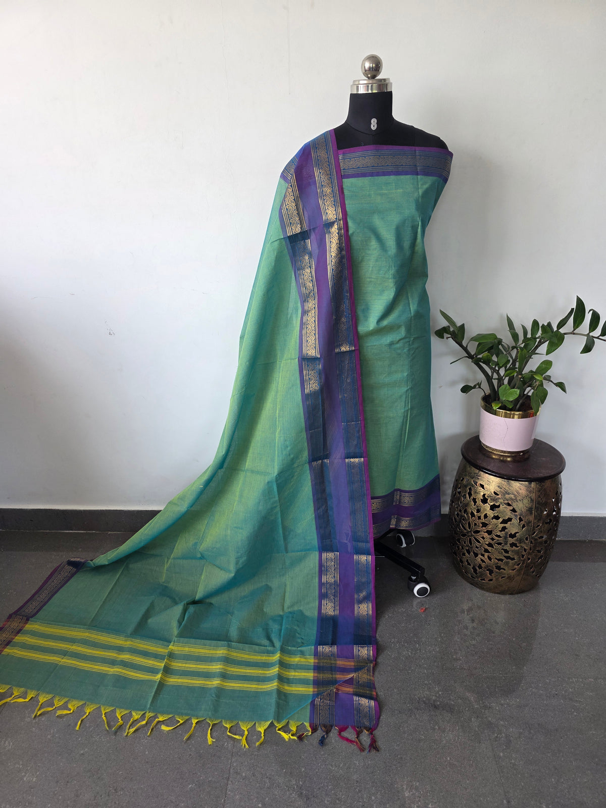 Premium chettinadu cotton salwar set -CK267
