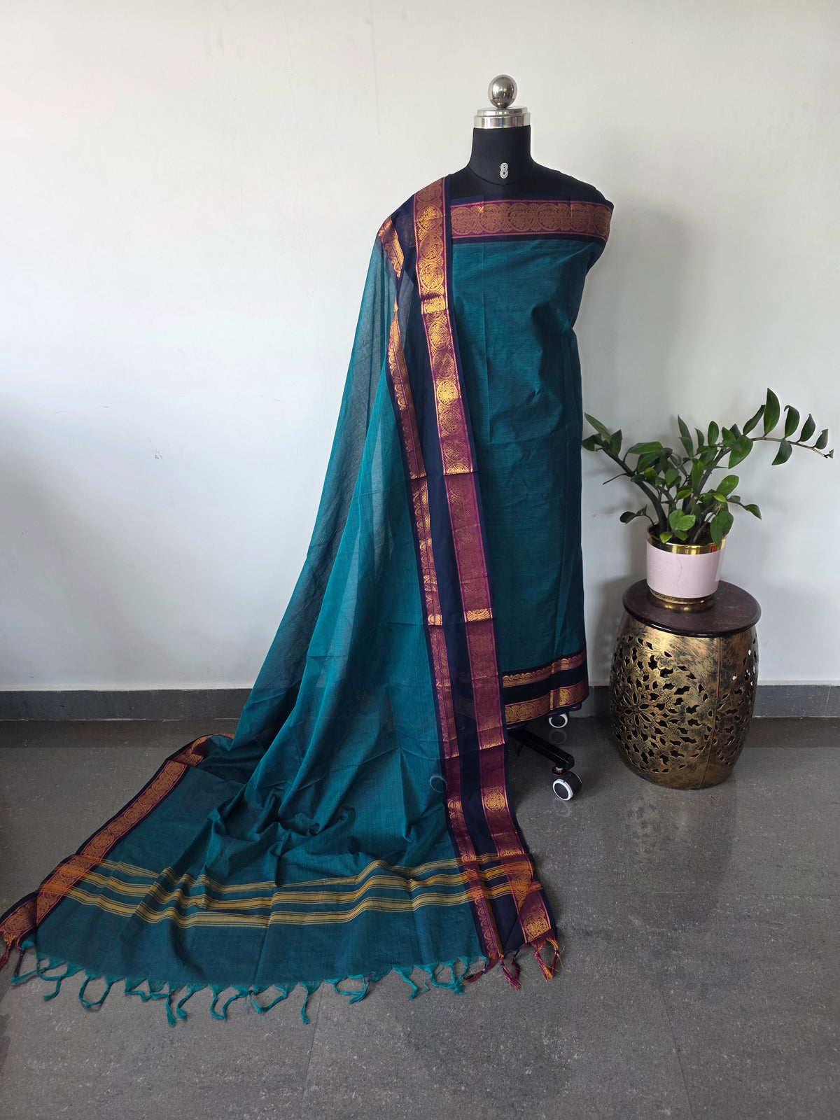 Premium chettinadu cotton salwar set -CK269