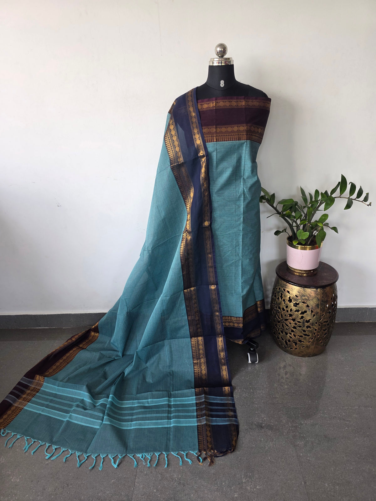 Premium chettinadu cotton salwar set -CK271
