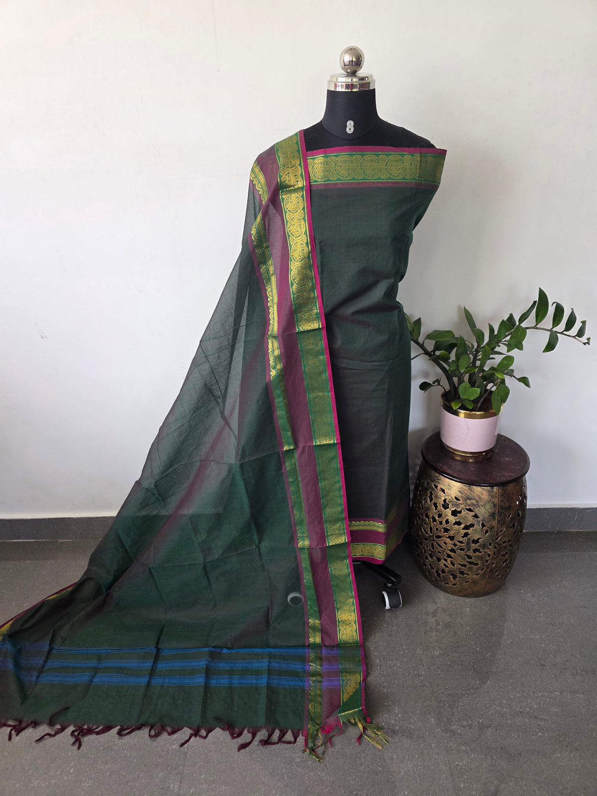 Premium chettinadu cotton salwar set -CK268
