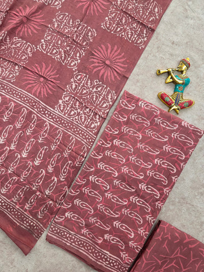 Bagru Handblock cotton salwar set - JA645