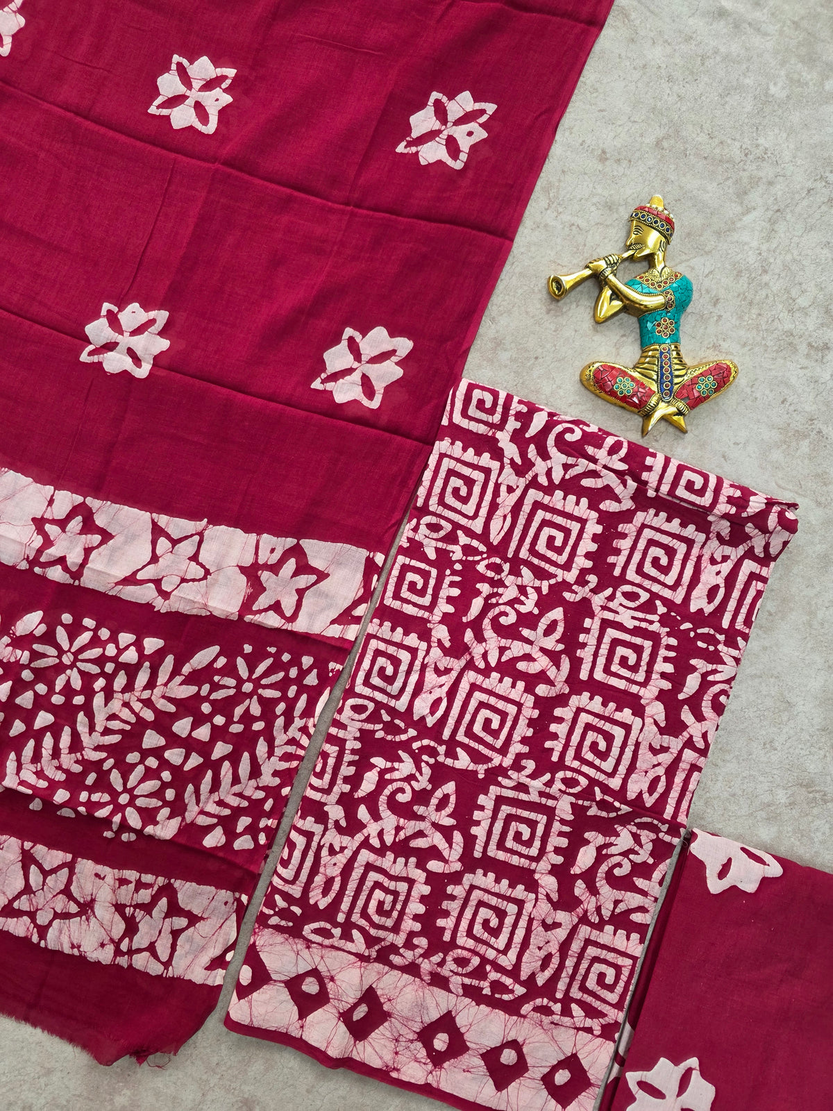 Bagru Handblock cotton salwar set - JA660
