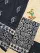 Bagru Handblock cotton salwar set(black) -JA640
