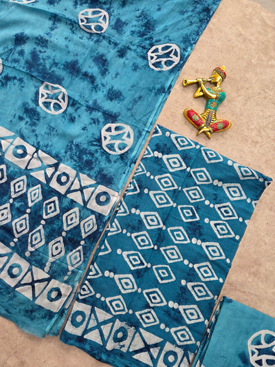 Bagru Handblock cotton salwar set - JA642