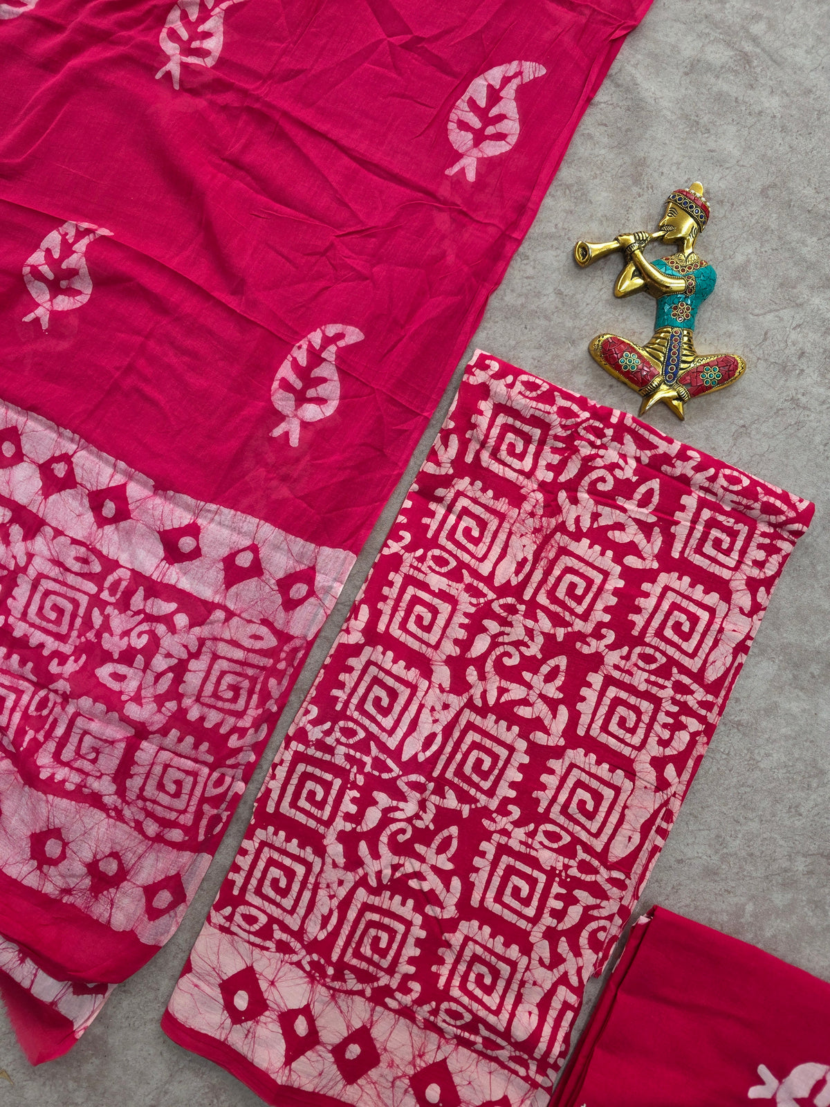 Bagru Handblock cotton salwar set - JA644