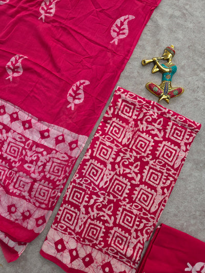 Bagru Handblock cotton salwar set - JA644