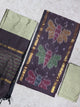 Pochampally sico set with ikkat damn -SZ472