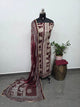 Pure natural digital crepe  handwork silk set- FC101
