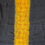 Handblock georgette salwar set with handwork mirror work(Black)-GE286