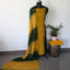 Handblock georgette salwar set with handwork mirror work-GE292