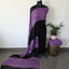Handblock georgette salwar set with handwork mirror work-GE291