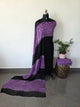 Handblock georgette salwar set with handwork mirror work-GE291