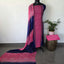 Handblock georgette salwar set with handwork mirror work-GE285