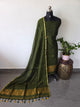West bengal Handwoven mul khadi cotton jamdhani set - JM18