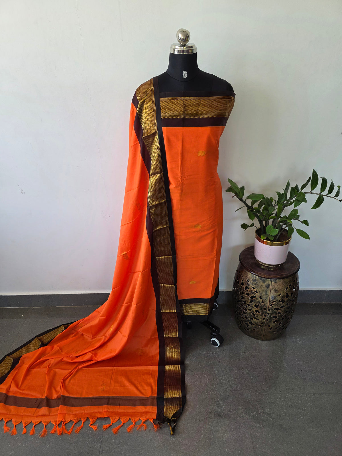 Kovilpattu soft silk set (4.5 mtrs) -NA787