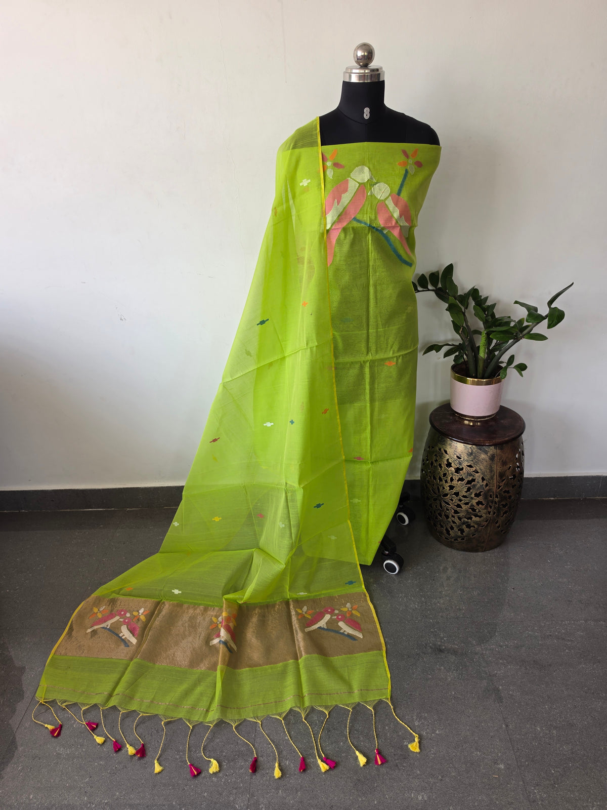 Premium muslin jamdhani set -JM51
