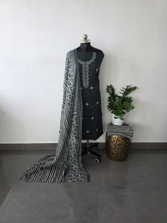 Regular/office wear pure cotton set - BF69