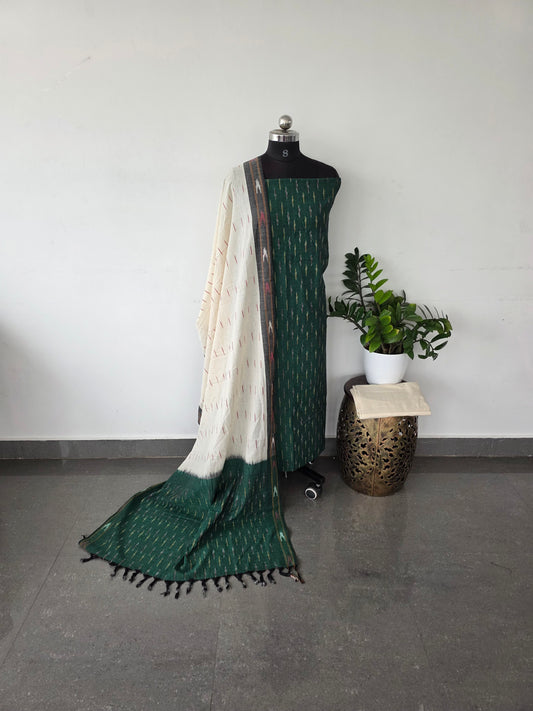 Pochampally ikkat cotton set - IC1