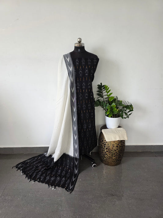 Pochampally ikkat cotton set - IC5