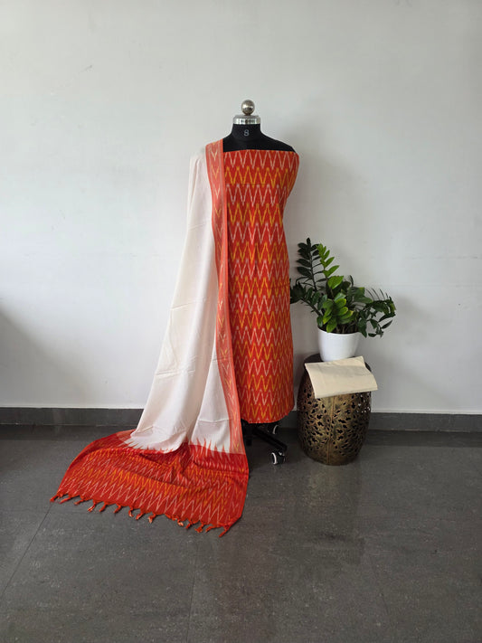 Pochampally ikkat cotton set - IC6