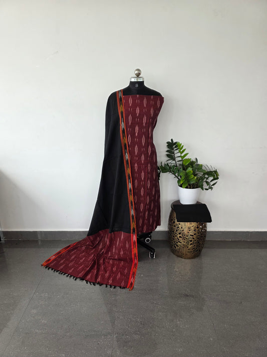 Pochampally ikkat cotton set - IC8