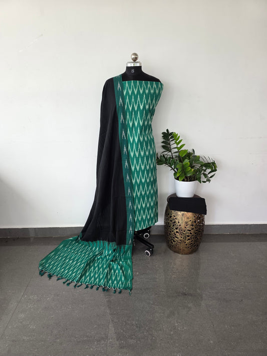 Pochampally ikkat cotton set - IC12