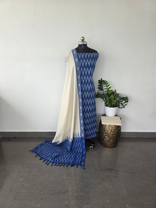 Pochampally ikkat cotton set - IC17