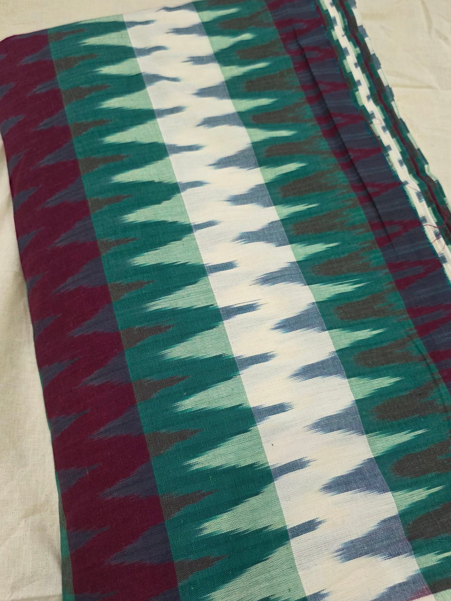 Pochampally rainbow ikkat running material - PC3