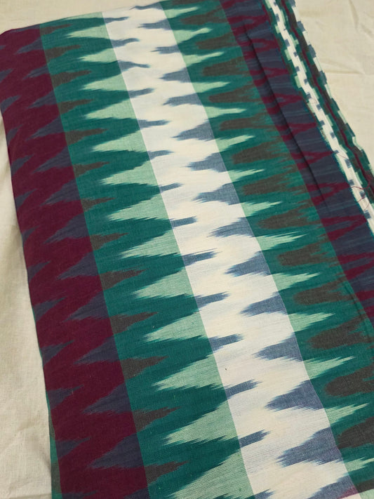Pochampally rainbow ikkat running material - PC3