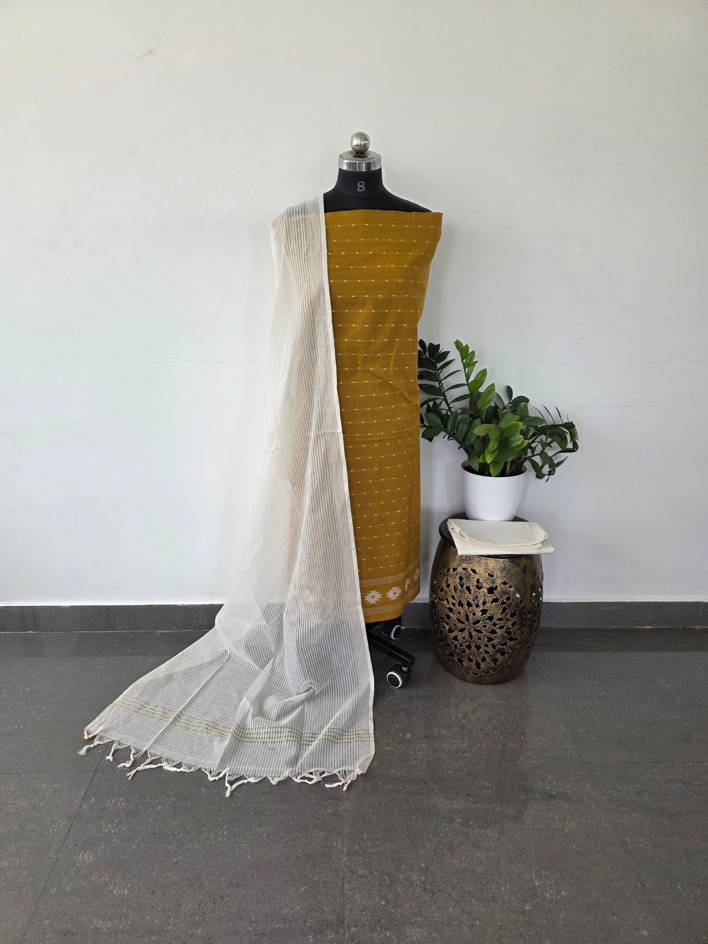 Pure handloom cotton set - w27