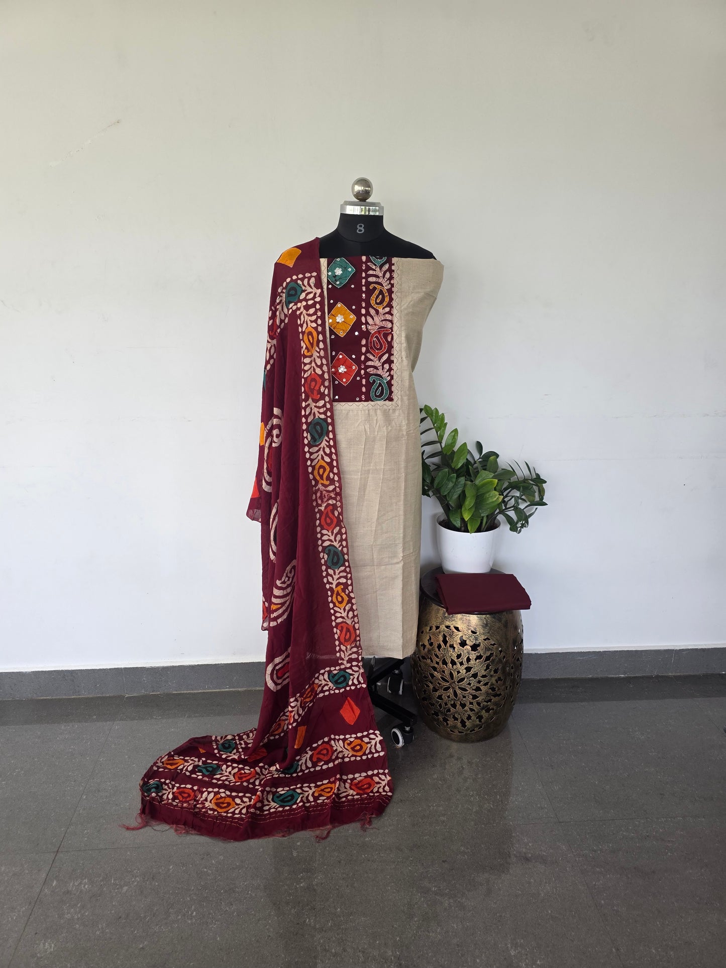 Batik silk cotton set - KB22