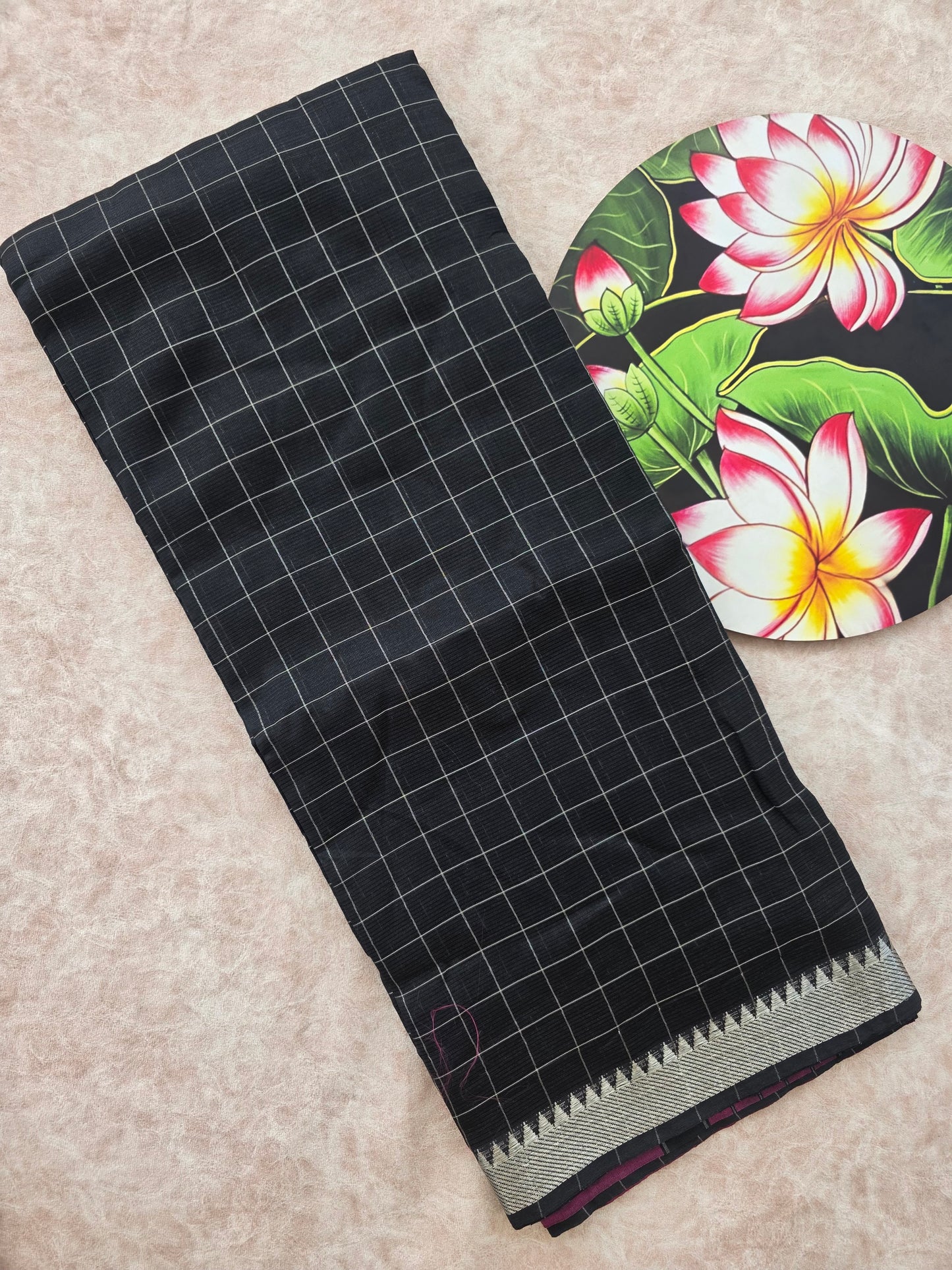 Premium semi mangalagiri pattu saree - MS11